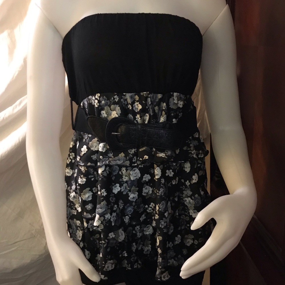 🆕 Celine by Champion Floral Print Tube Top-2XL